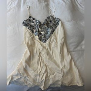 Zara sequin front dress